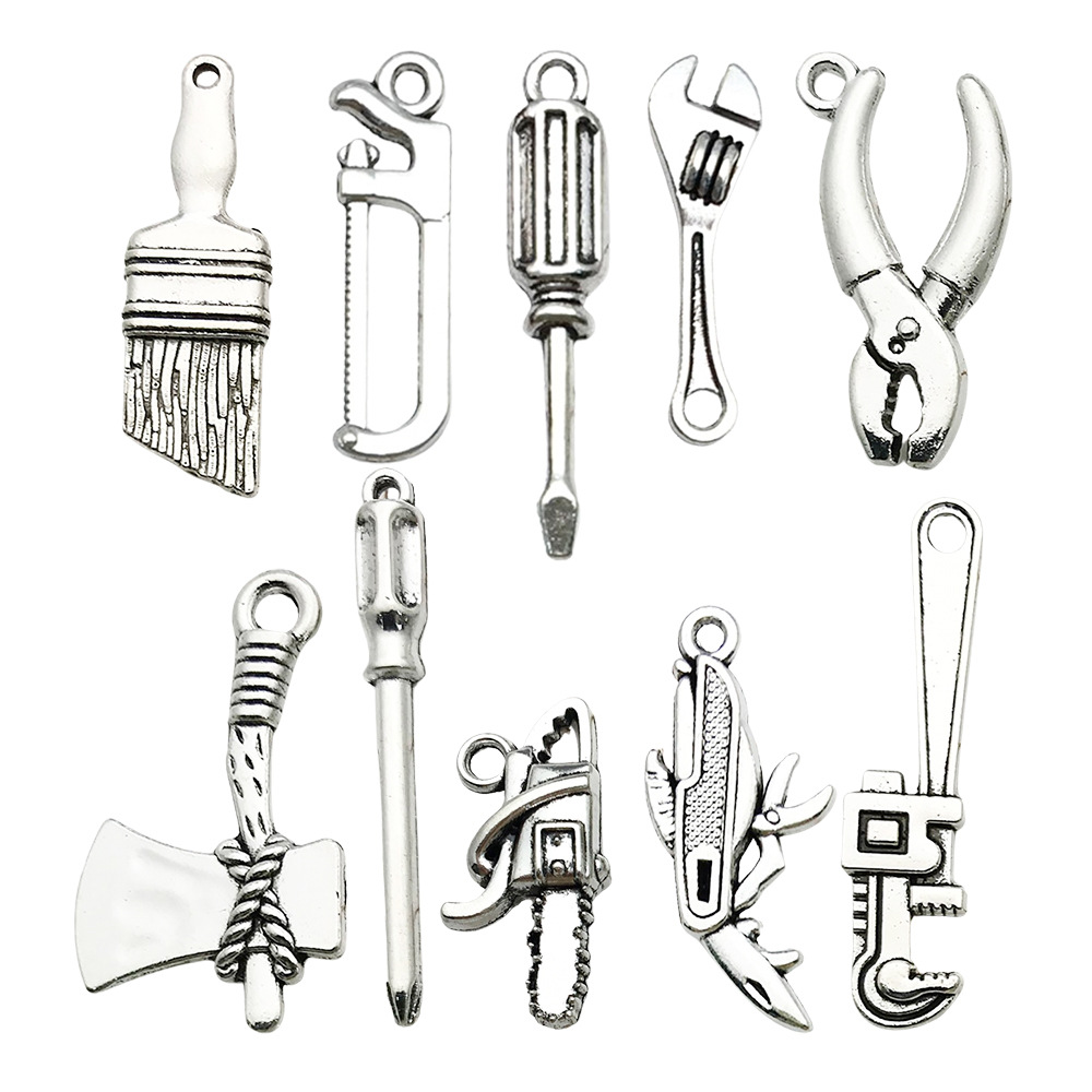 1:Mix 20pcs ancient silver tool series-30g-sn604