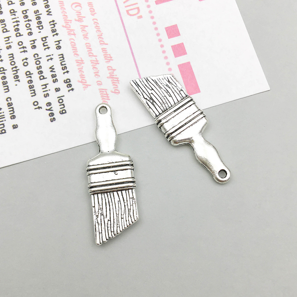 9:1 ancient silver tool brush 9*27mm-1.6g-18408