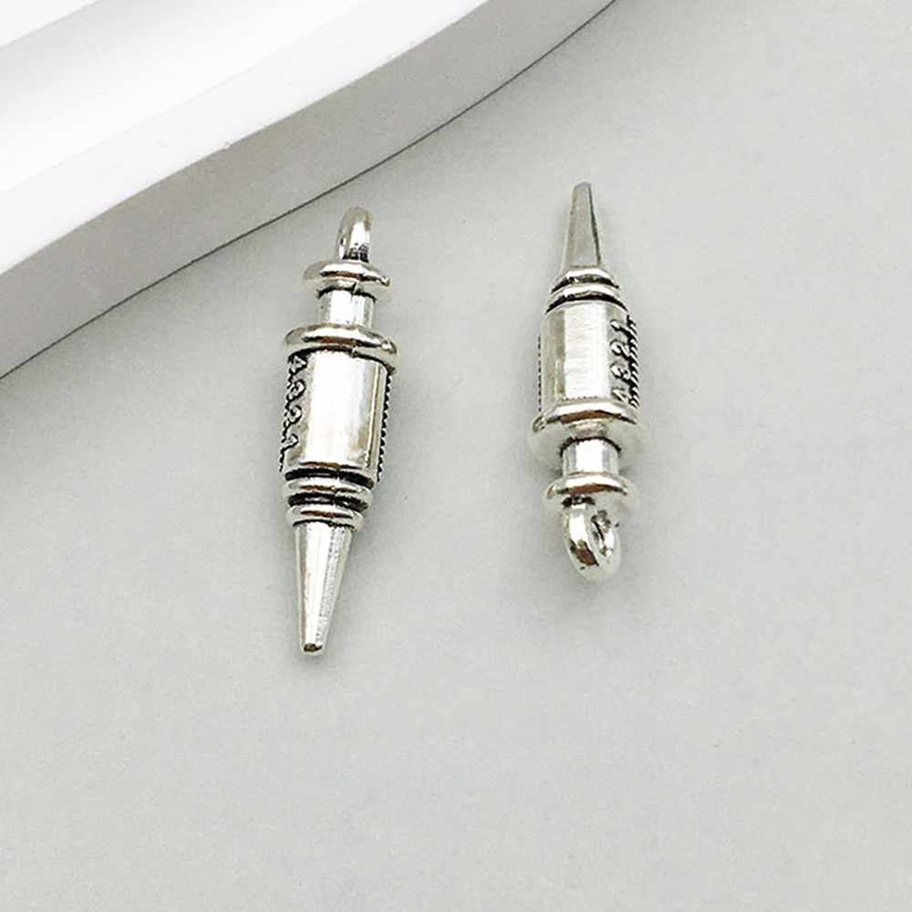 18:1 ancient silver medical syringe 7*26mm-2g-10606