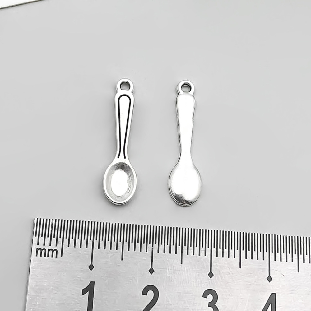 6:1 ancient silver tableware spoon 6*24mm-0.5g-8837