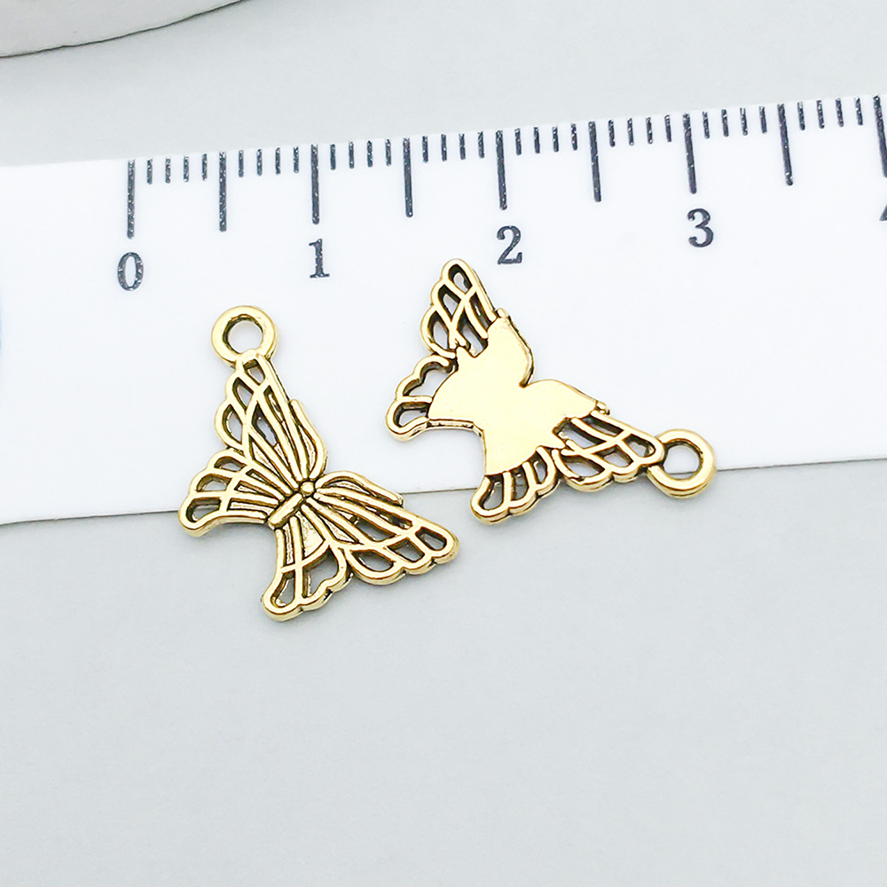 7:1 ancient gold butterfly 18*10mm-0.5g-20167