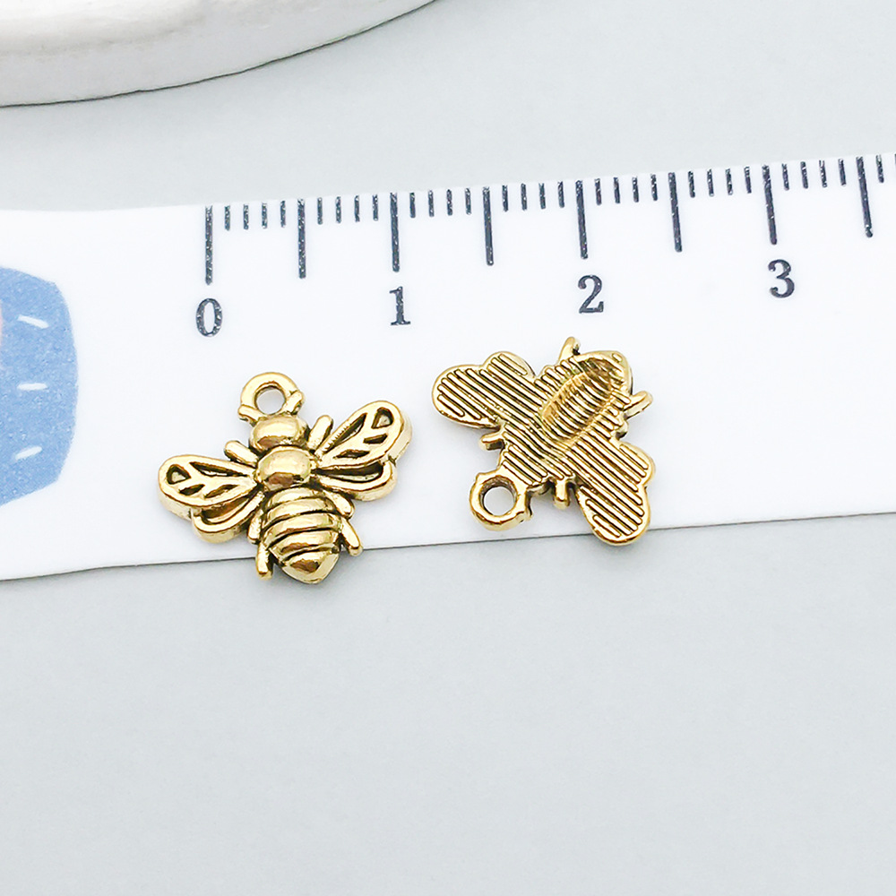 13:1 ancient gold bee 13*11mm-0.7g-20173