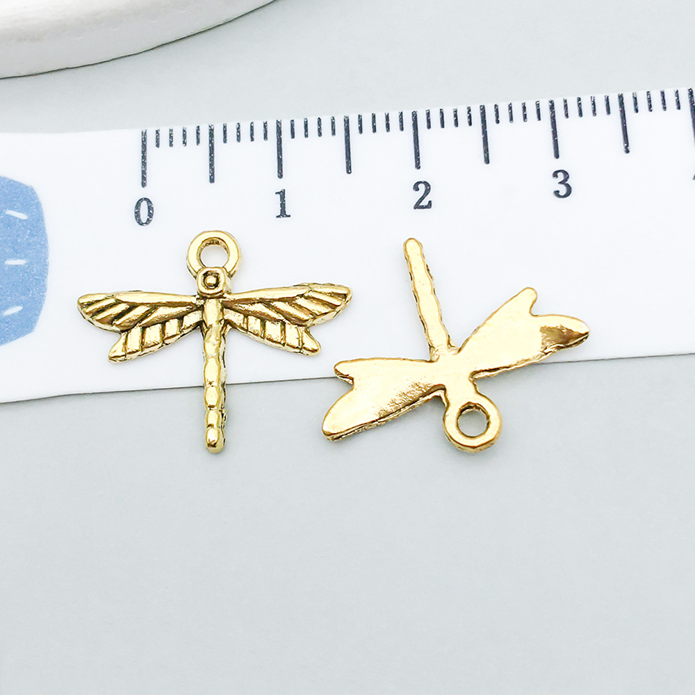 21:1 ancient gold dragonfly 20*16mm-0.7g-20181