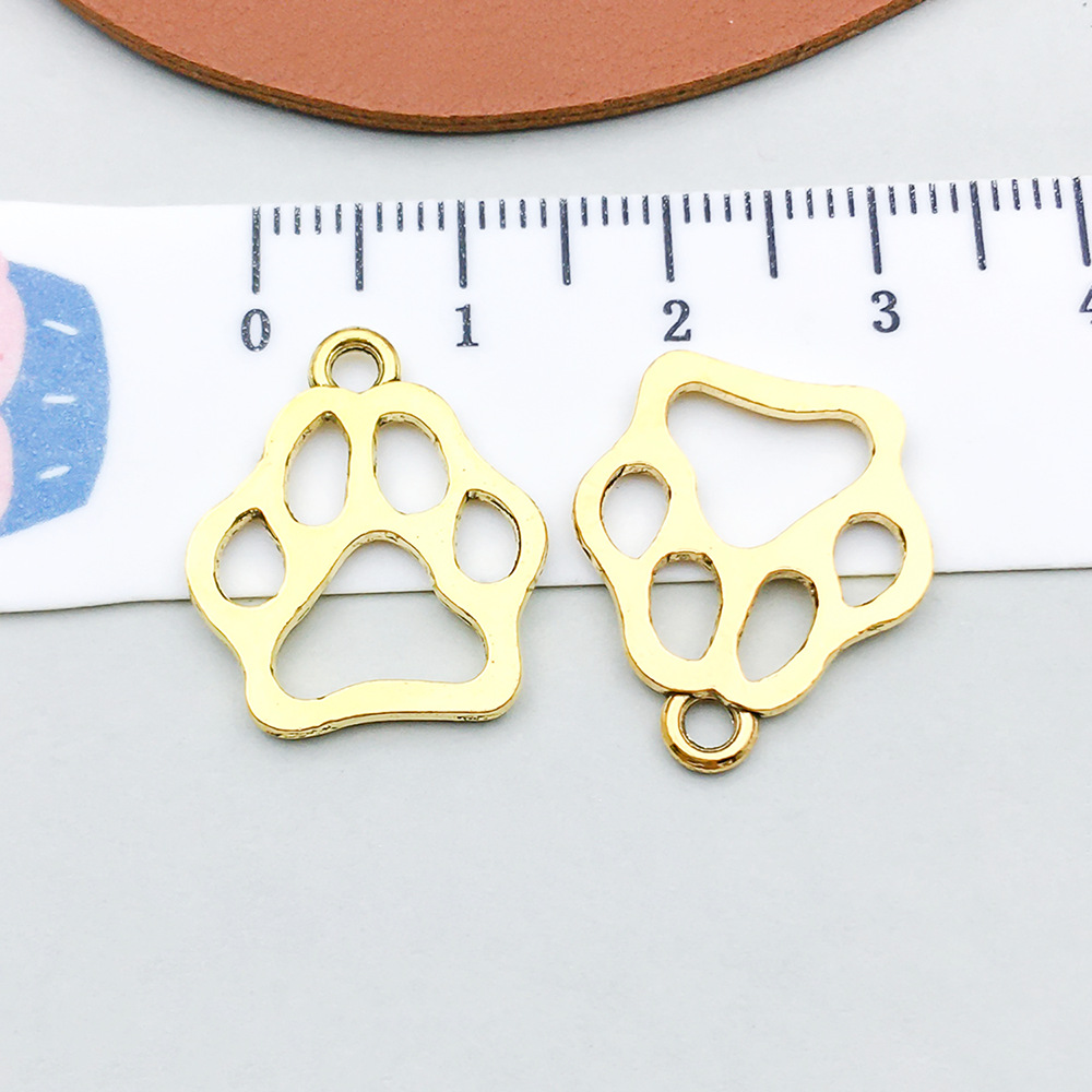 20:1 ancient gold dog paw 20*17mm-1.2g-20602