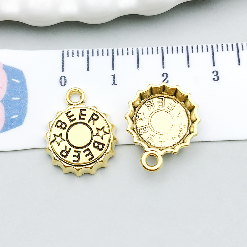 6:1 ancient gold bottle cap 14*17mm-1.2g-20751