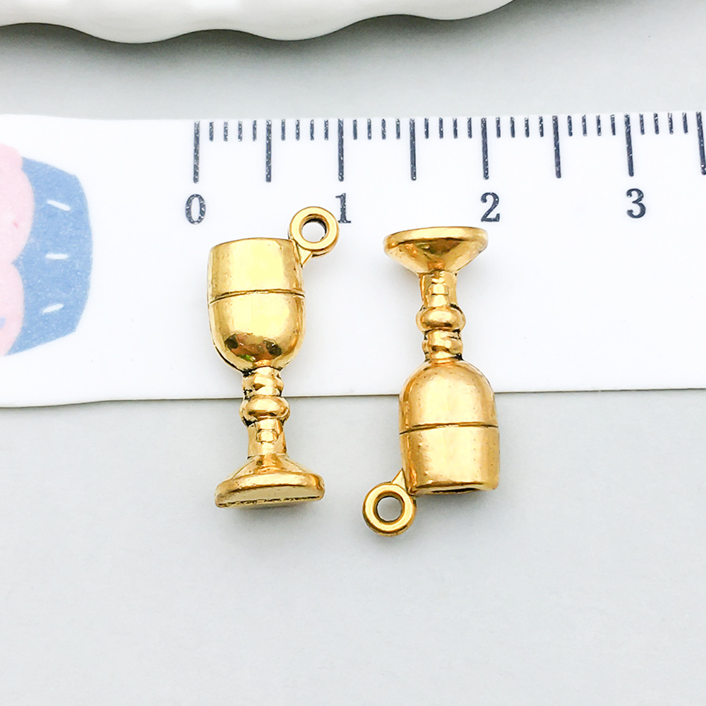 12:1 ancient gold wine glass 9*21mm-1.5g-20757