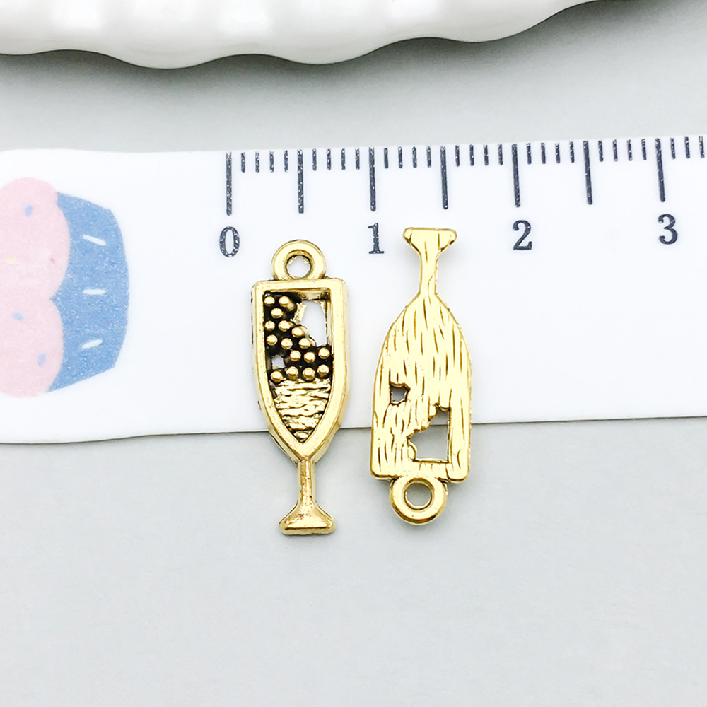 15:1 ancient gold wine glass 6*20mm-0.7g-20760