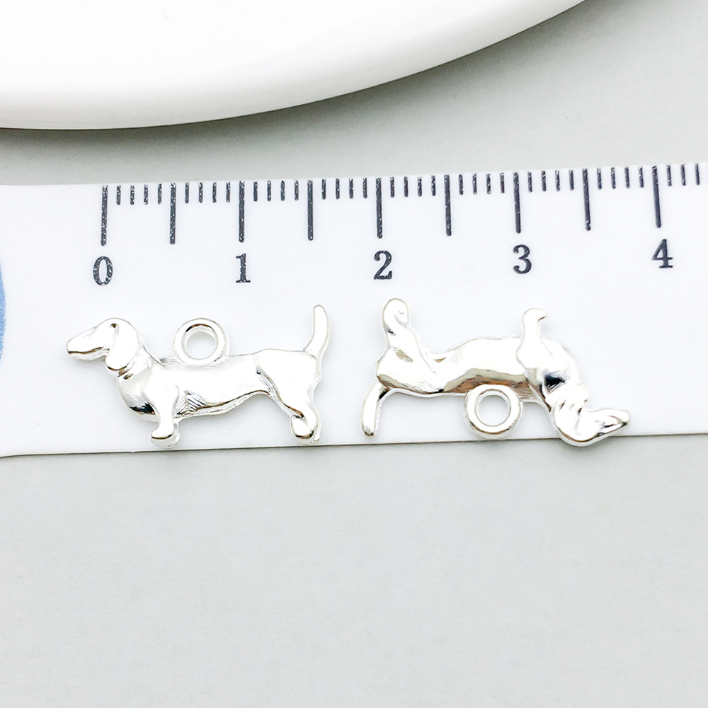 5:1 bright silver long dog 10*18mm-0.8g-20538