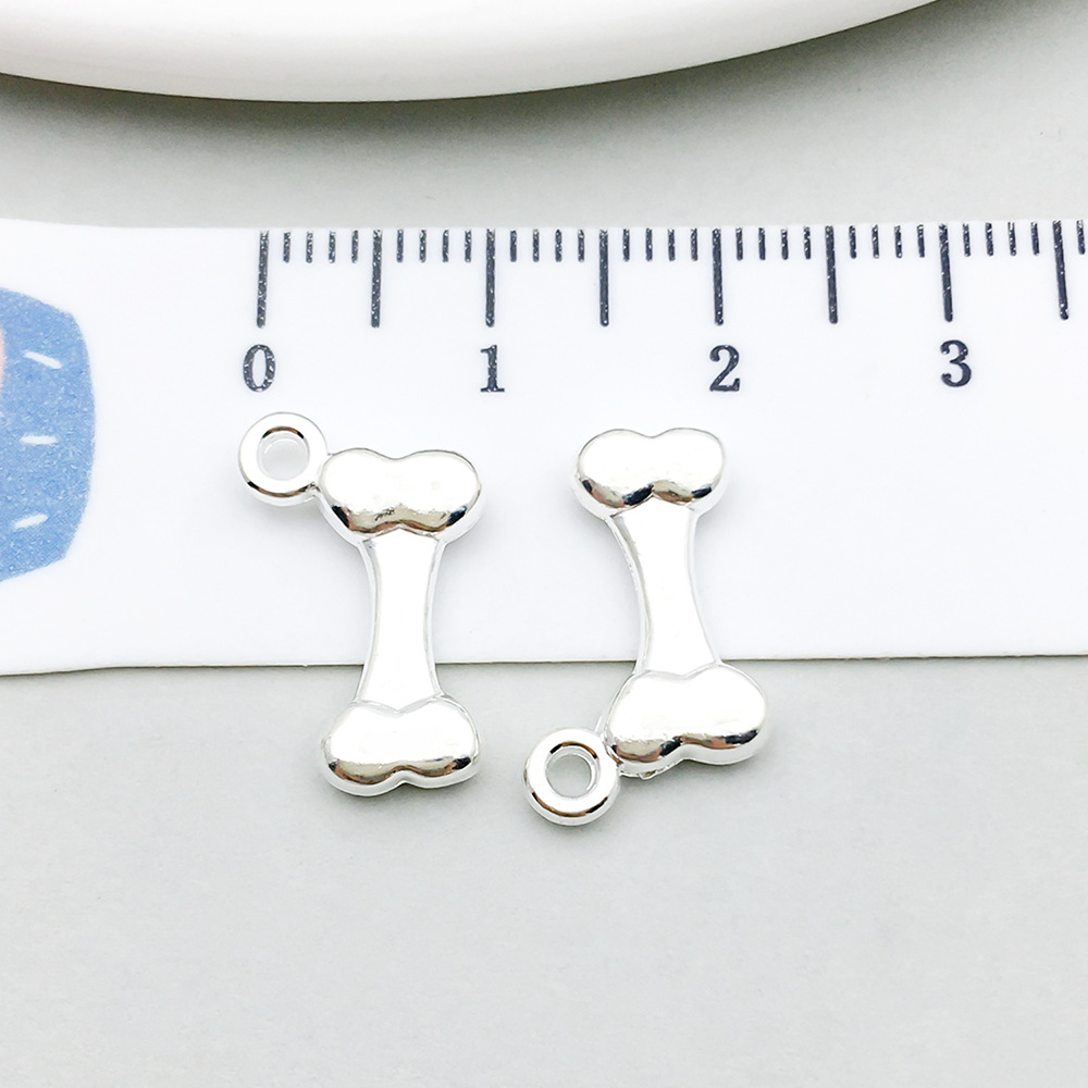 9:1 bright silver bone 17*11mm-1g-20542