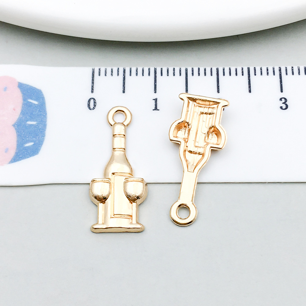 2:1 kc gold wine bottle 9*21mm-0.6g-18319