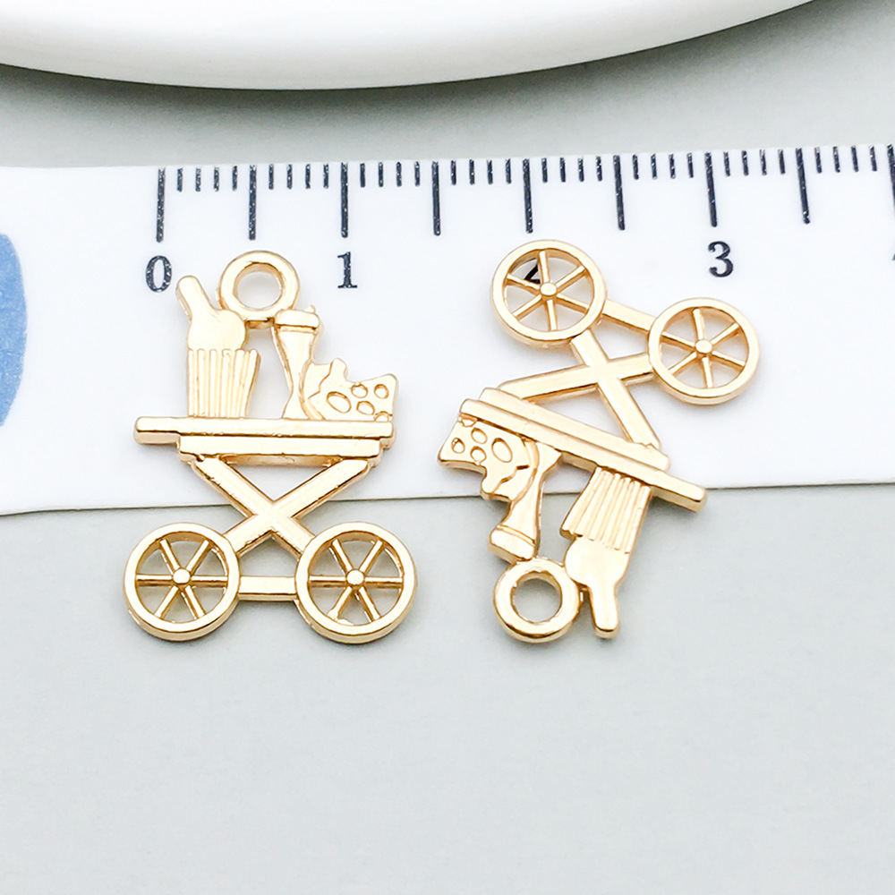 11:1 kc gold red wine dining cart 15*21mm-1.2g-20814