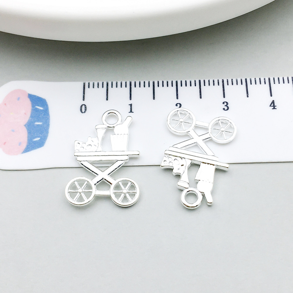 10:1 bright silver red wine dining cart 15*21mm-1.2g-20795