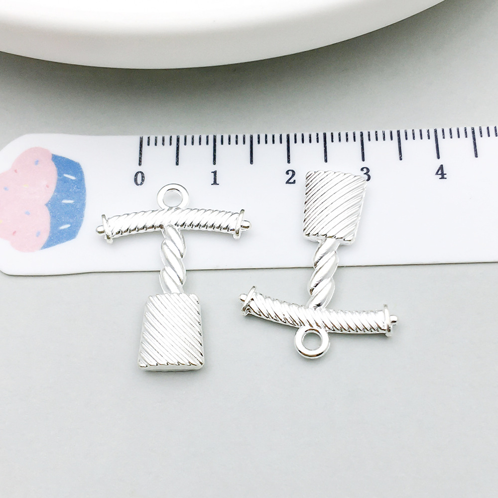 14:1 bright silver bottle opener 20*25mm-1.7g-20799