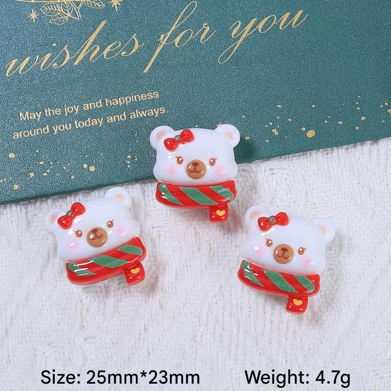 Christmas carnival night-scarf bear