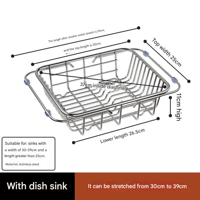 [bilateral retractable] 30*25cm rust guaranteed