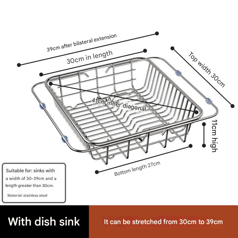 [bilateral retractable] 30*30cm rust guaranteed