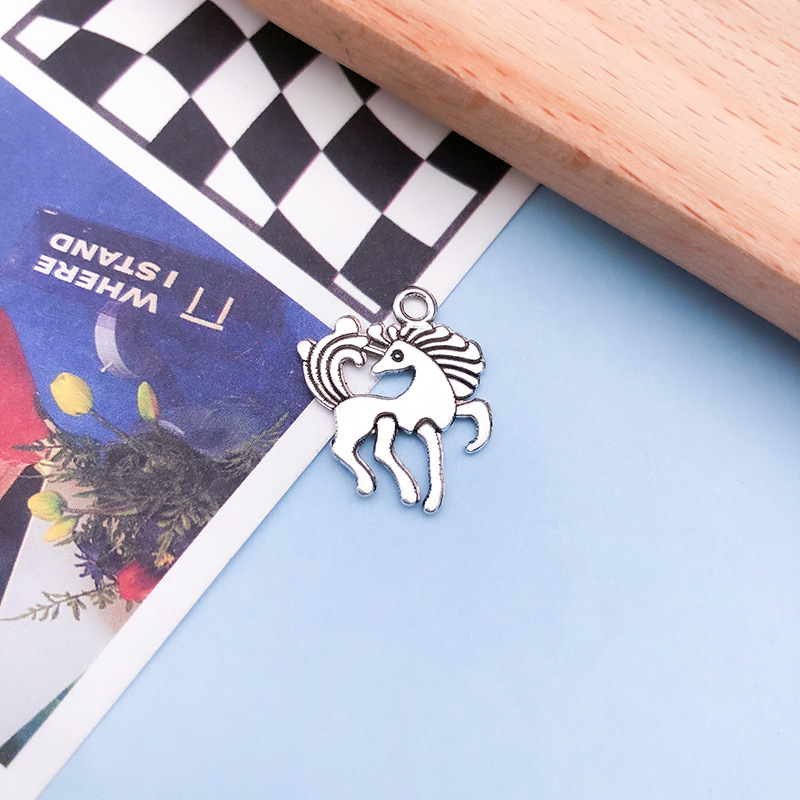 15:1 ancient silver unicorn 15 × 20mm-8857/1.4g