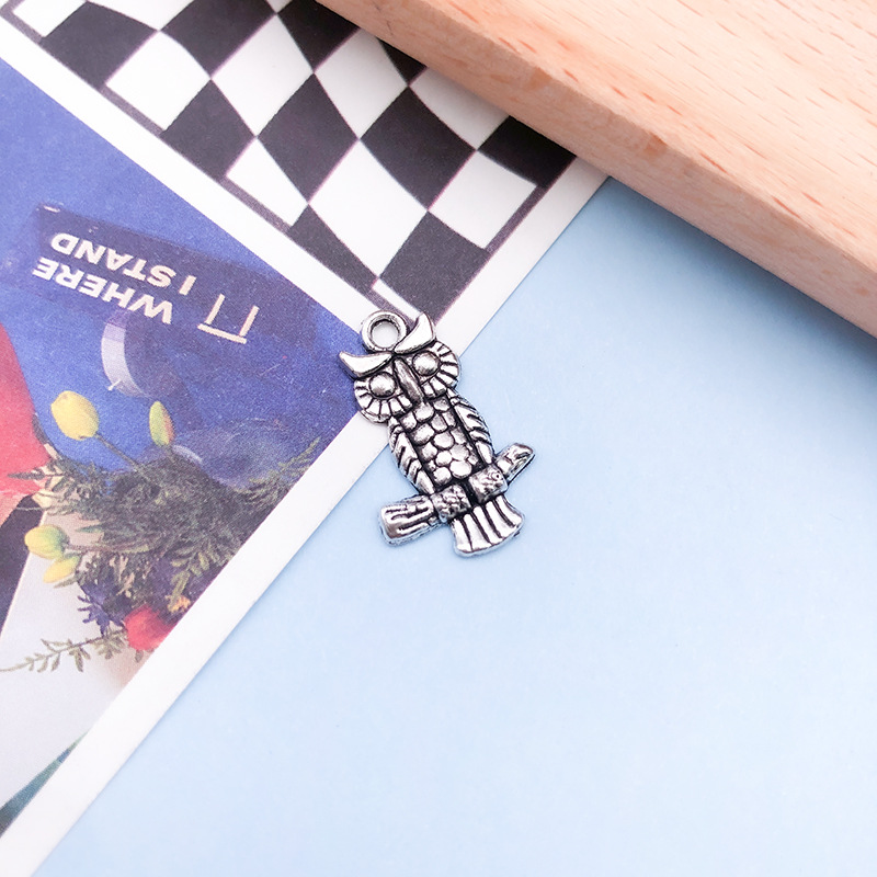 20:1 ancient silver owl 13x20mm-11322/0.73g