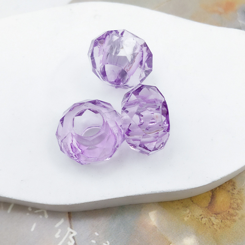 7:1 14632-purple large hole cut bead 8*14 hole 5.5mm