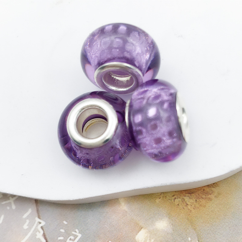 13:1 16498-purple sequins beads 9*14 holes 5mm