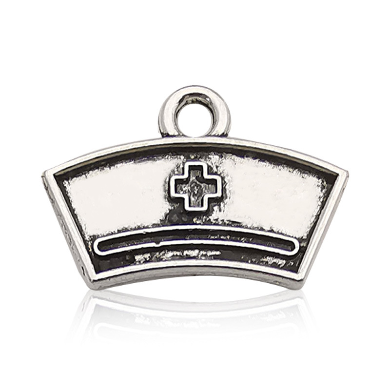 23:1 ancient silver nurse cap 20 × 13mm-12151/0.8g