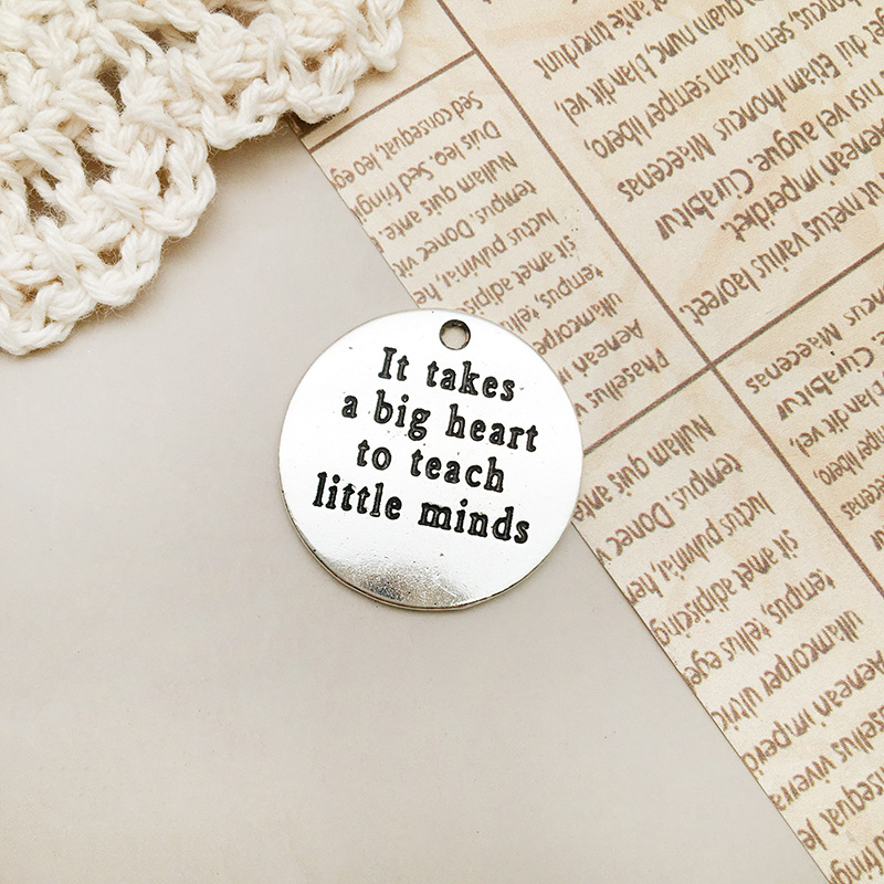 21:1 ancient silver letter it takes22x22mm-10915/2.9g