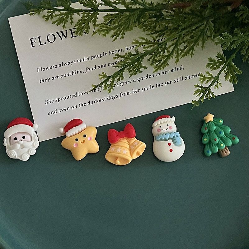 2:A set of 5 Christmas snowman pieces - Magnetic type