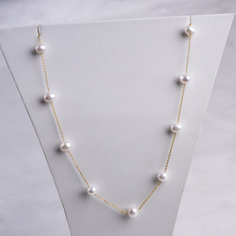 White necklace 40CM