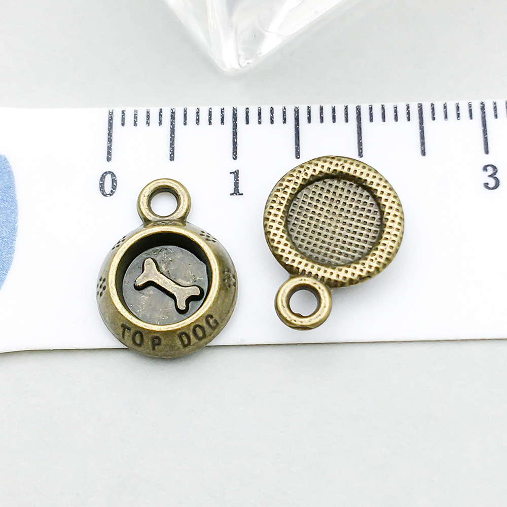 16:1 ancient green bone dog bowl 14*11mm-1g-20582