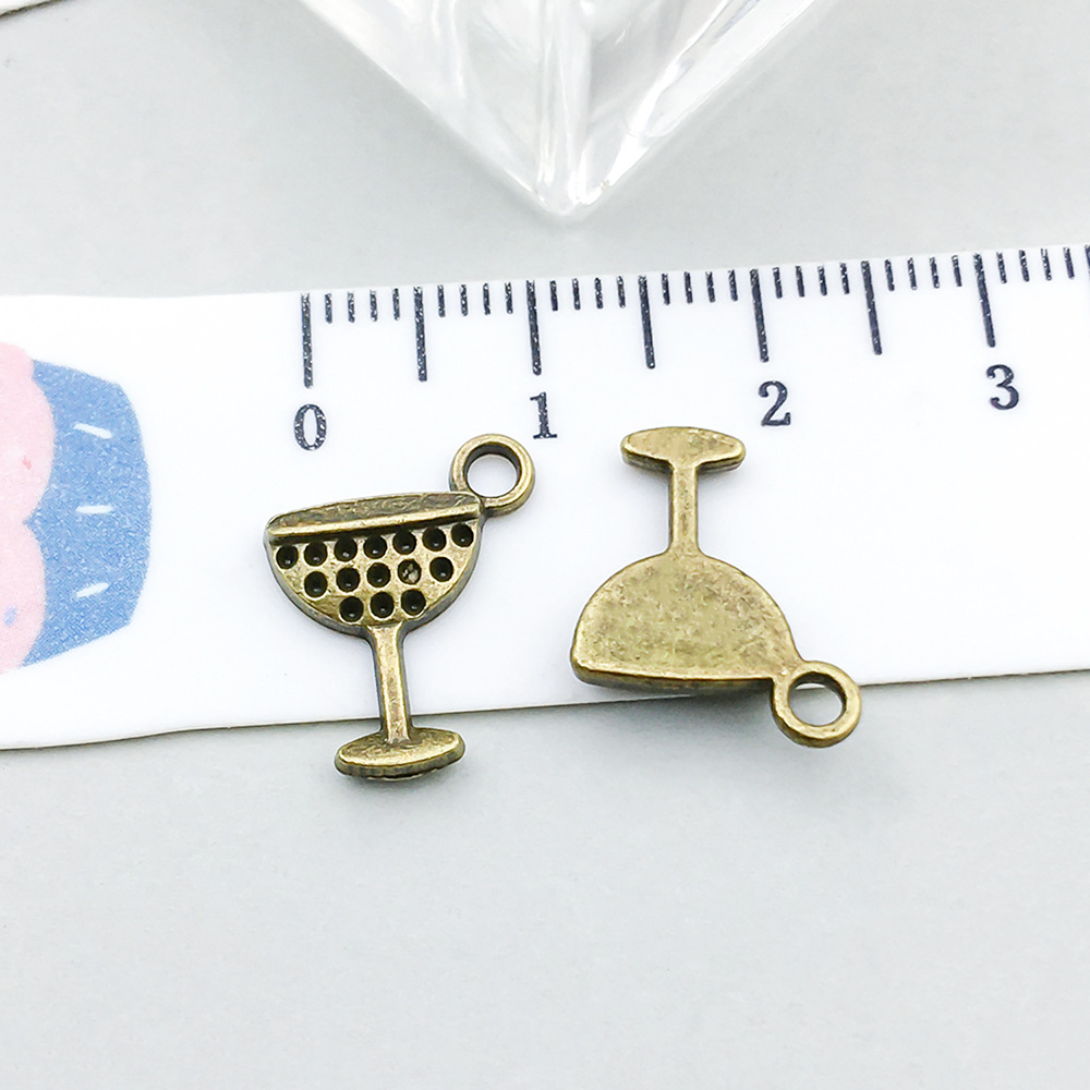 2:1 ancient green wine glass 12*15mm-0.7g-20767