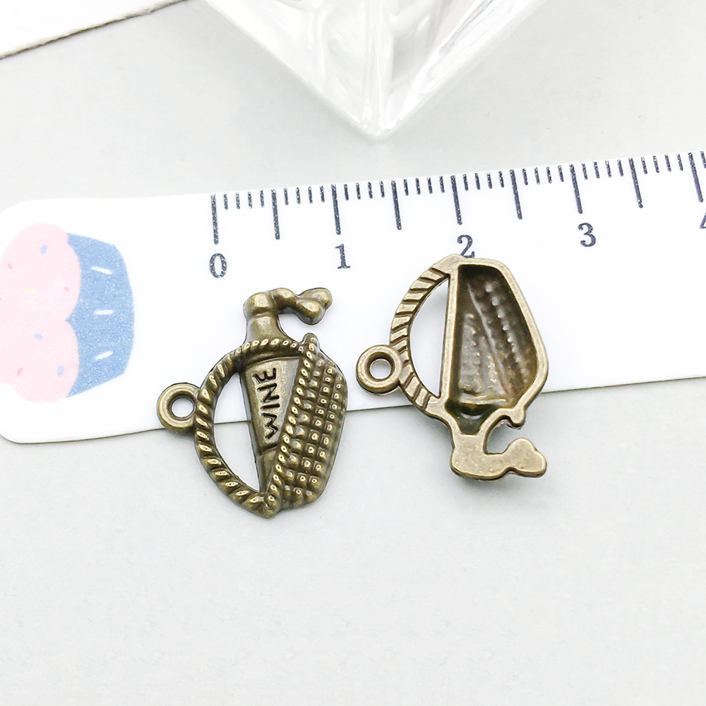 7:1 ancient green red wine basket 19*14mm-1.1g-20772