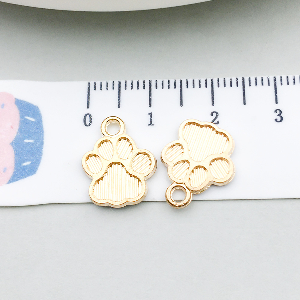 2:1 kc gold dog paw 12*15mm-0.8g-18328