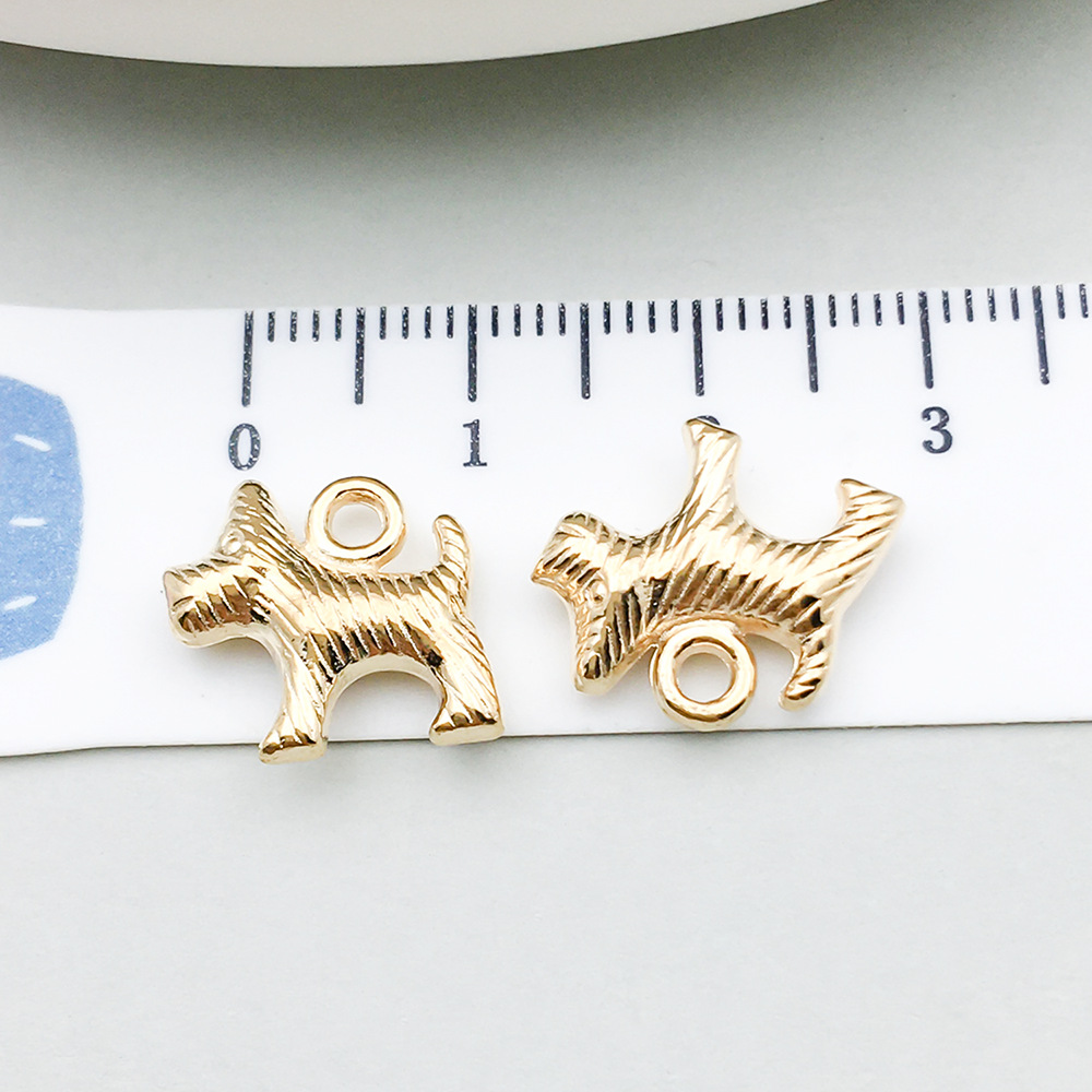 9:1 kc gold long-haired dog 13*13mm-1.6g-20523