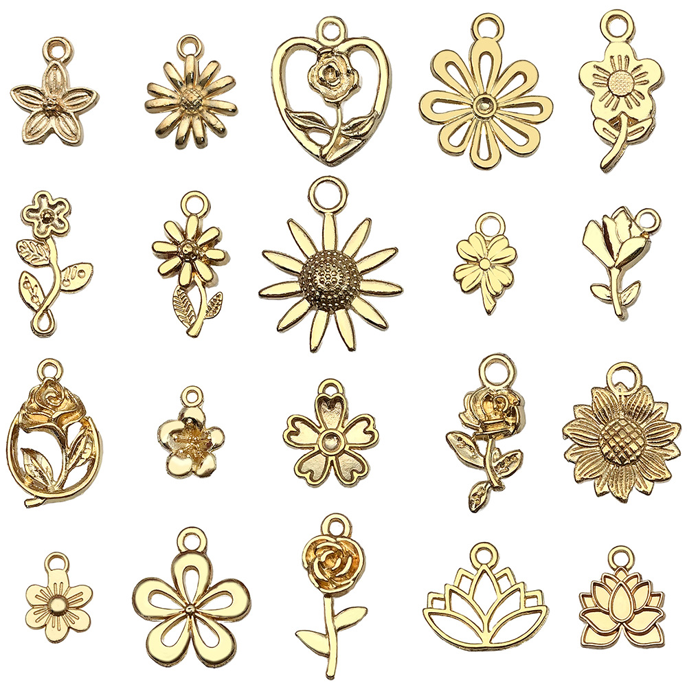 1:Mix 20pcs kc gold flower series-18.4g-sn878