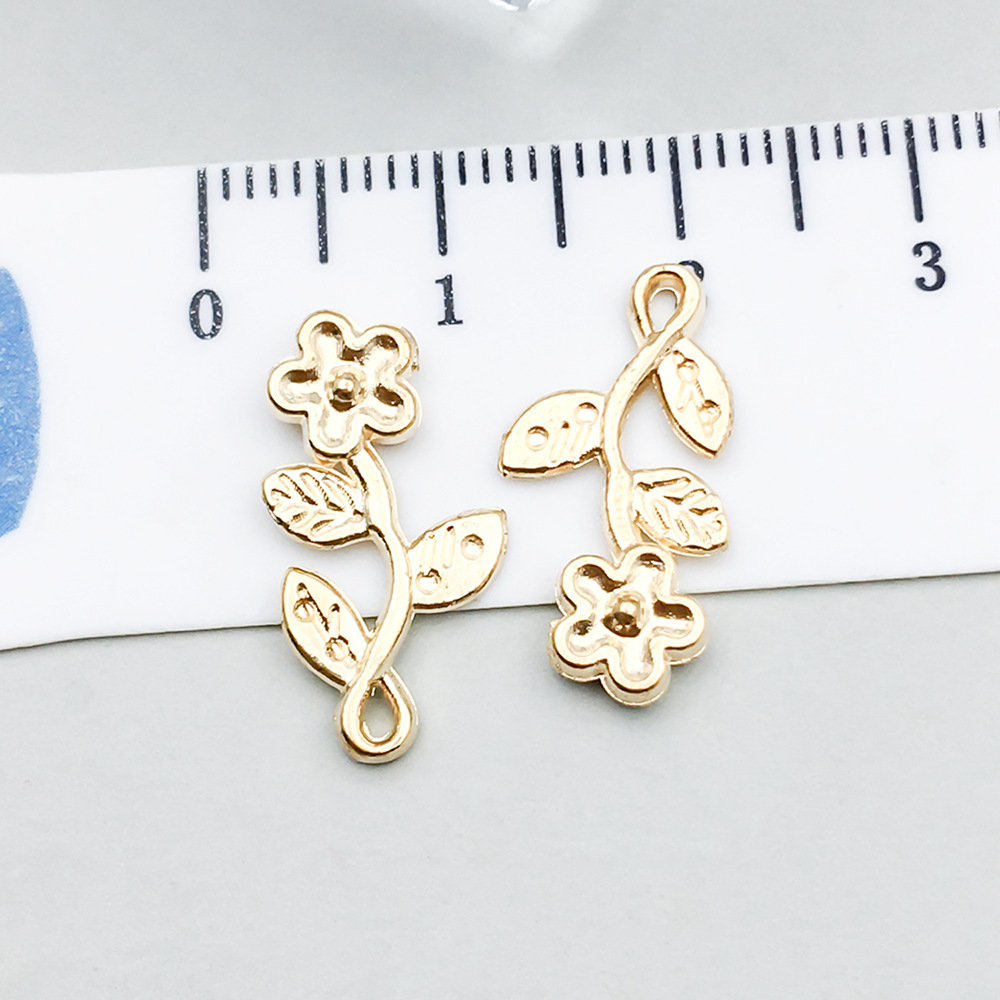 11:1 kc gold strip flower 19*10mm-0.6g-20507