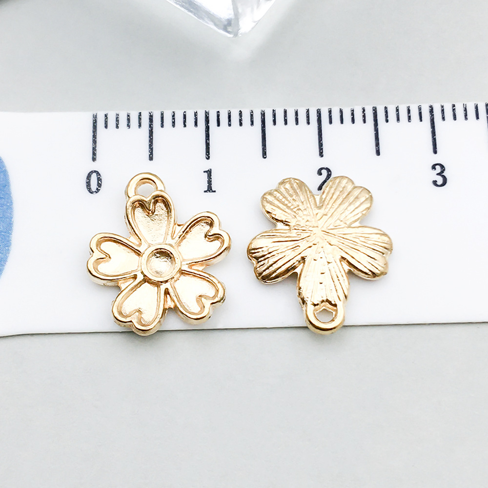 19:1 kc gold flower 14*12mm-0.7g-20515