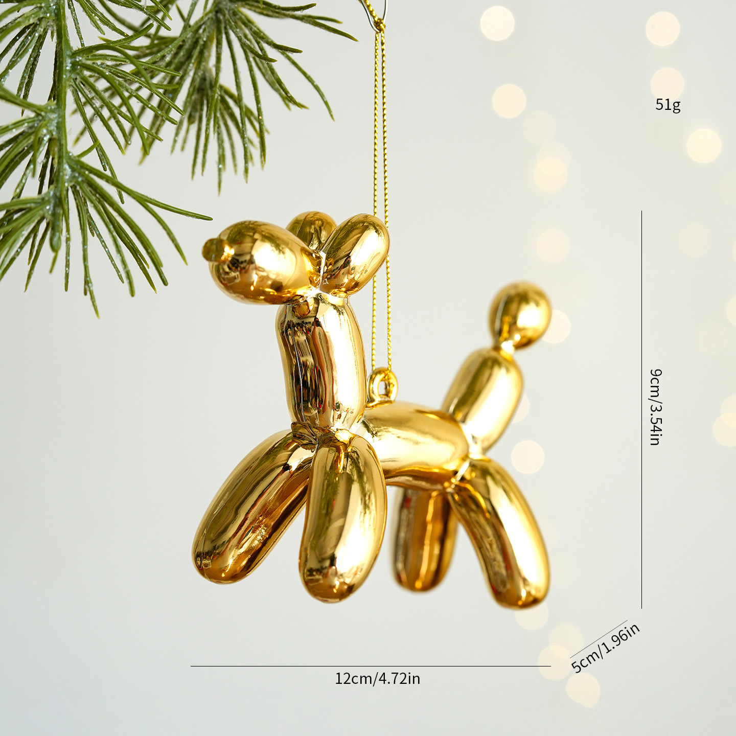11:Golden balloon dog