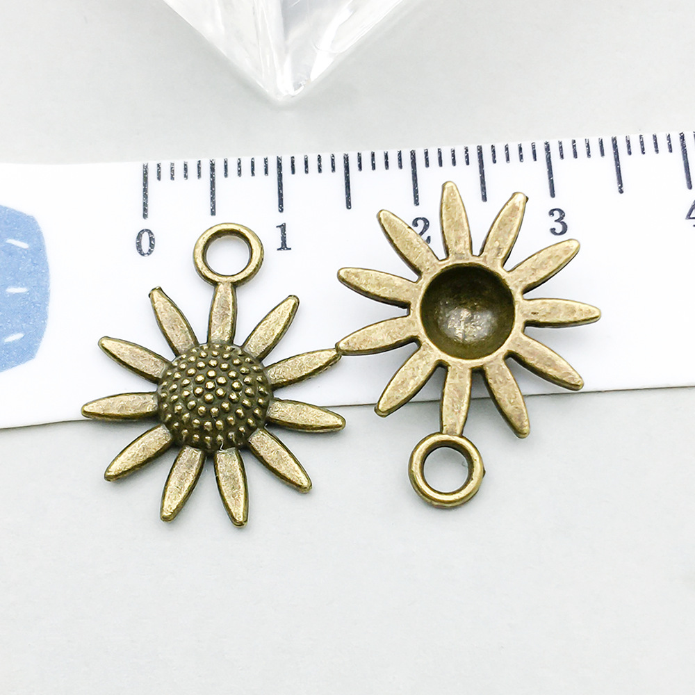 9:1 ancient green sunflower 23*18mm-1.4g-20487