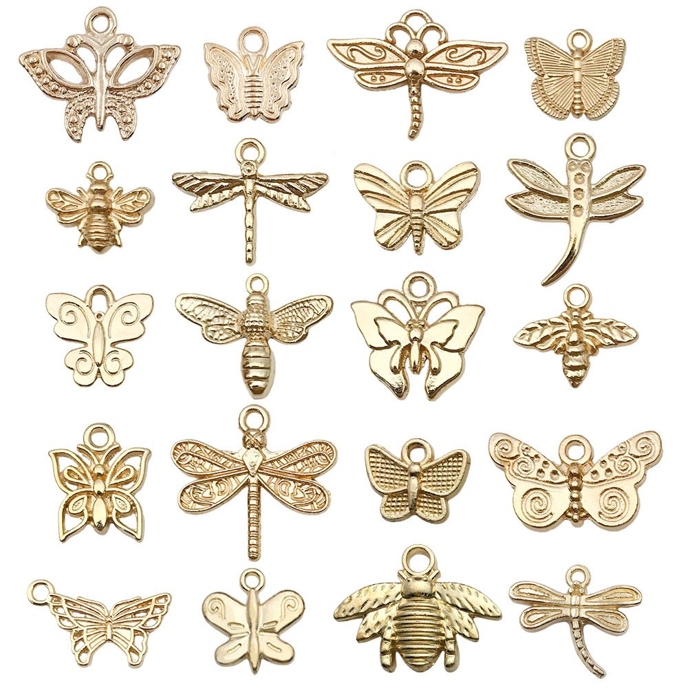 1:Mix 20pcs kc gold butterflies series-17.7g-sn848