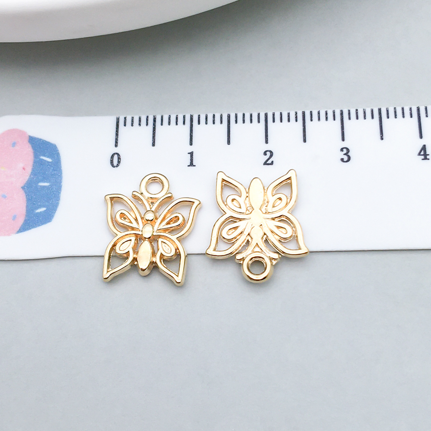 9:1 kc gold butterfly 13*15mm-0.8g-20133