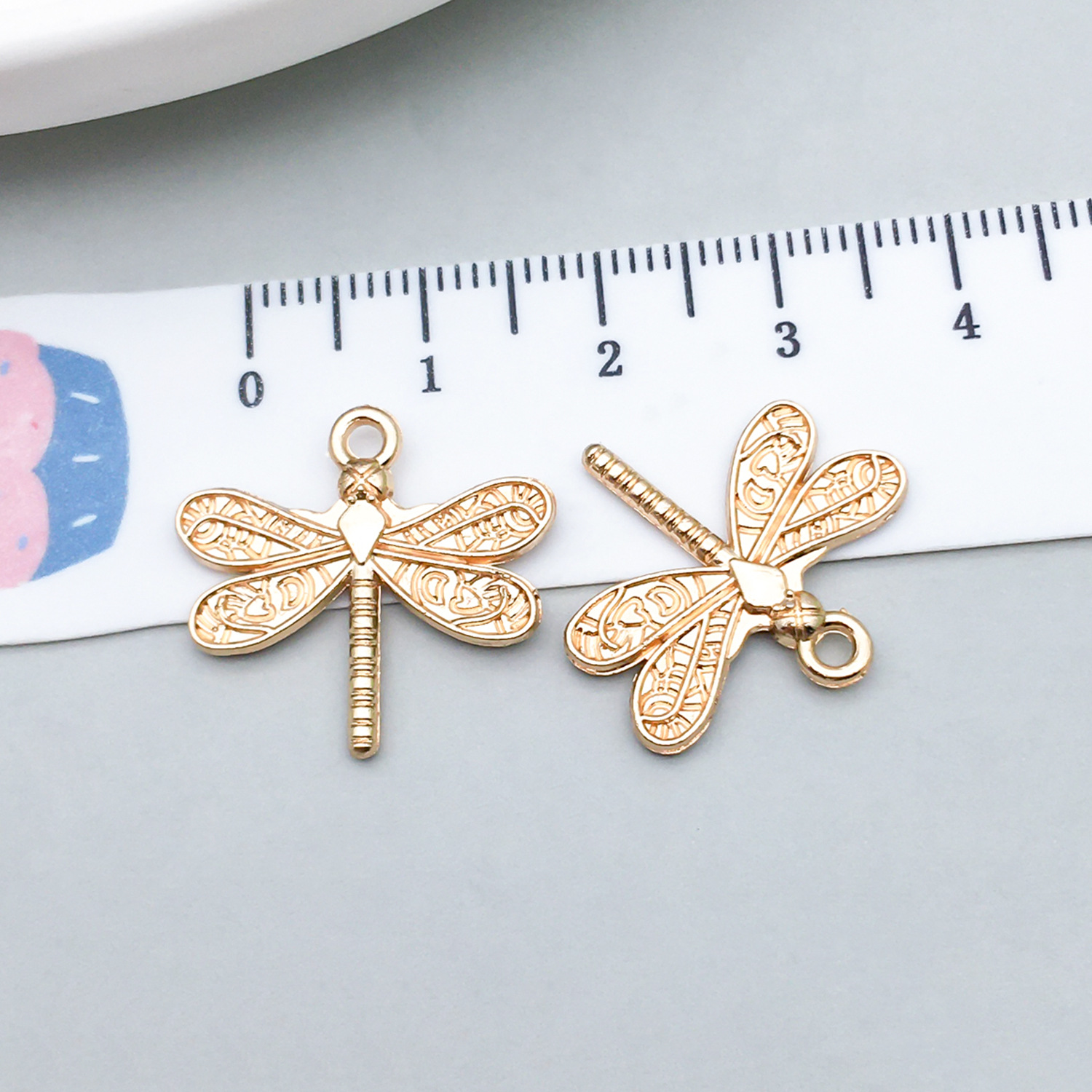 12:1 kc gold dragonfly 21*19mm-1.2g-20136