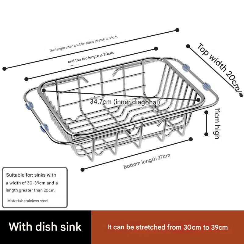 [bilateral retractable] 30*20cm rust guaranteed