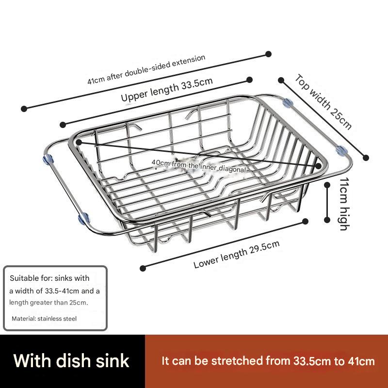 [bilateral retractable] 33*25cm rust compensation guaranteed