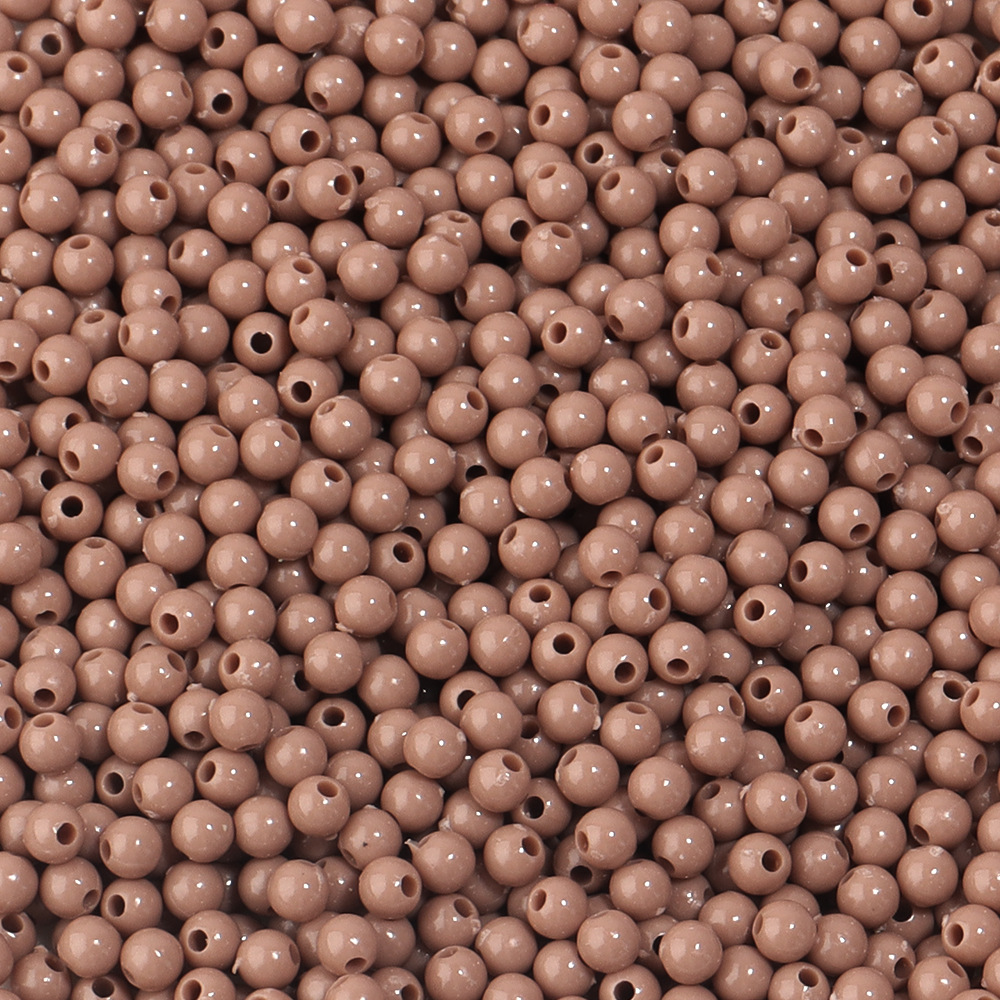 Light brown , about 35000PCs/Bag, about 3mm