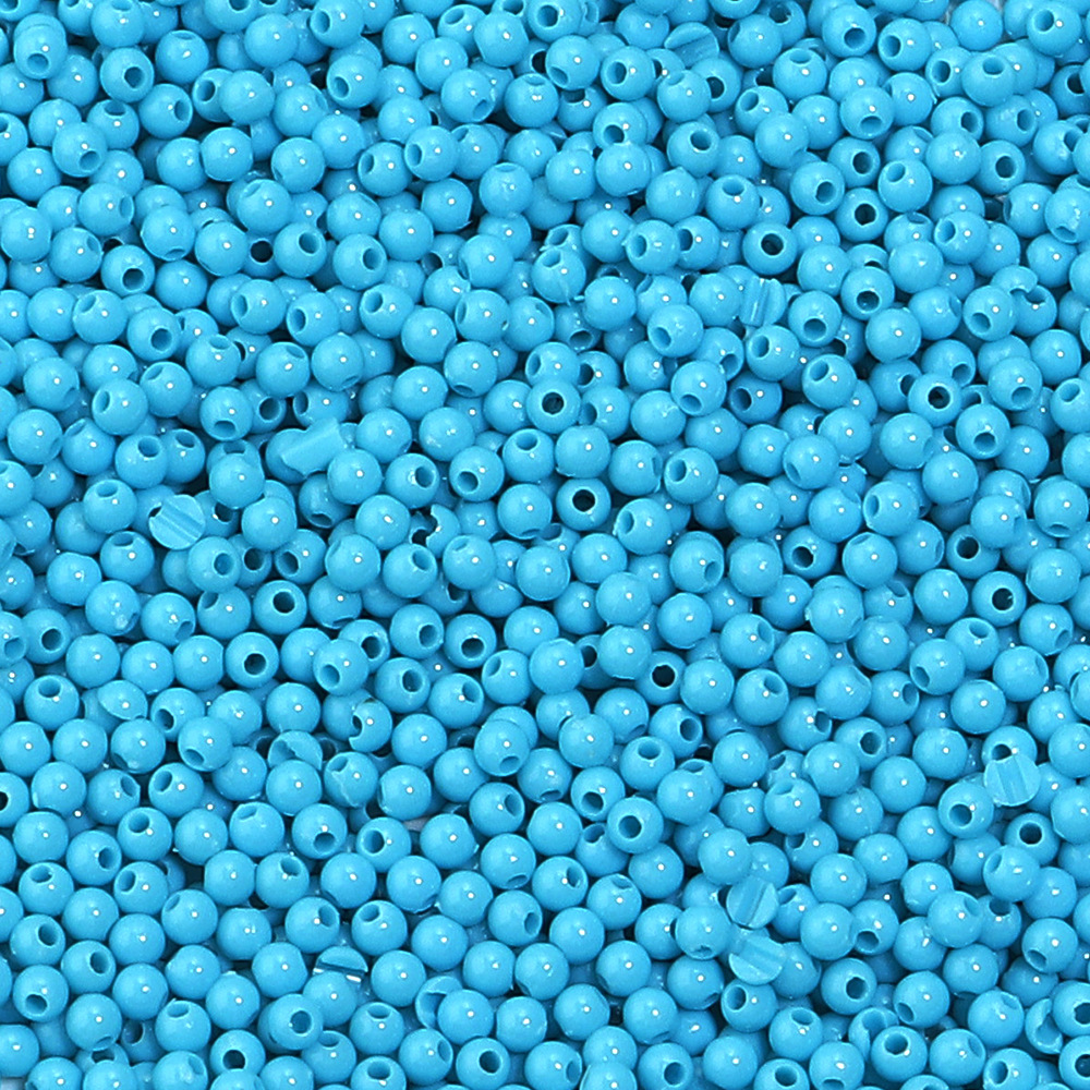 Lake blue, about 16000PCs/Bag, about 4mm