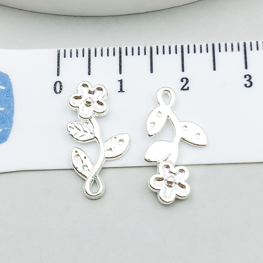 9:1 bright silver strip flower 19*10mm-0.6g-20451