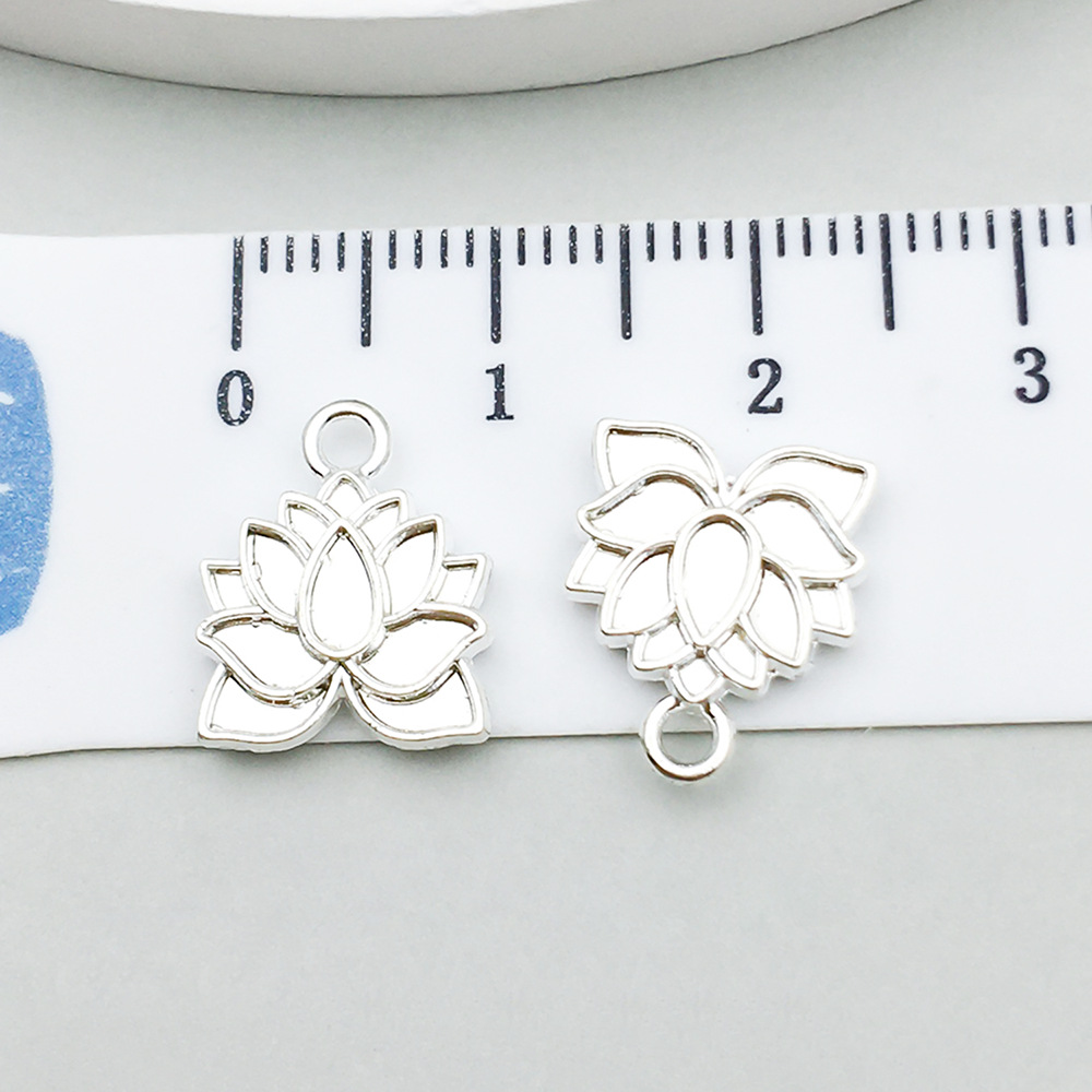 14:1 bright silver lotus 13*11mm-0.8g-20456