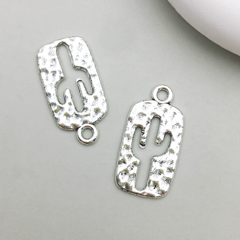 15:1 ancient silver cactus 12*23mm-1.2g-14028