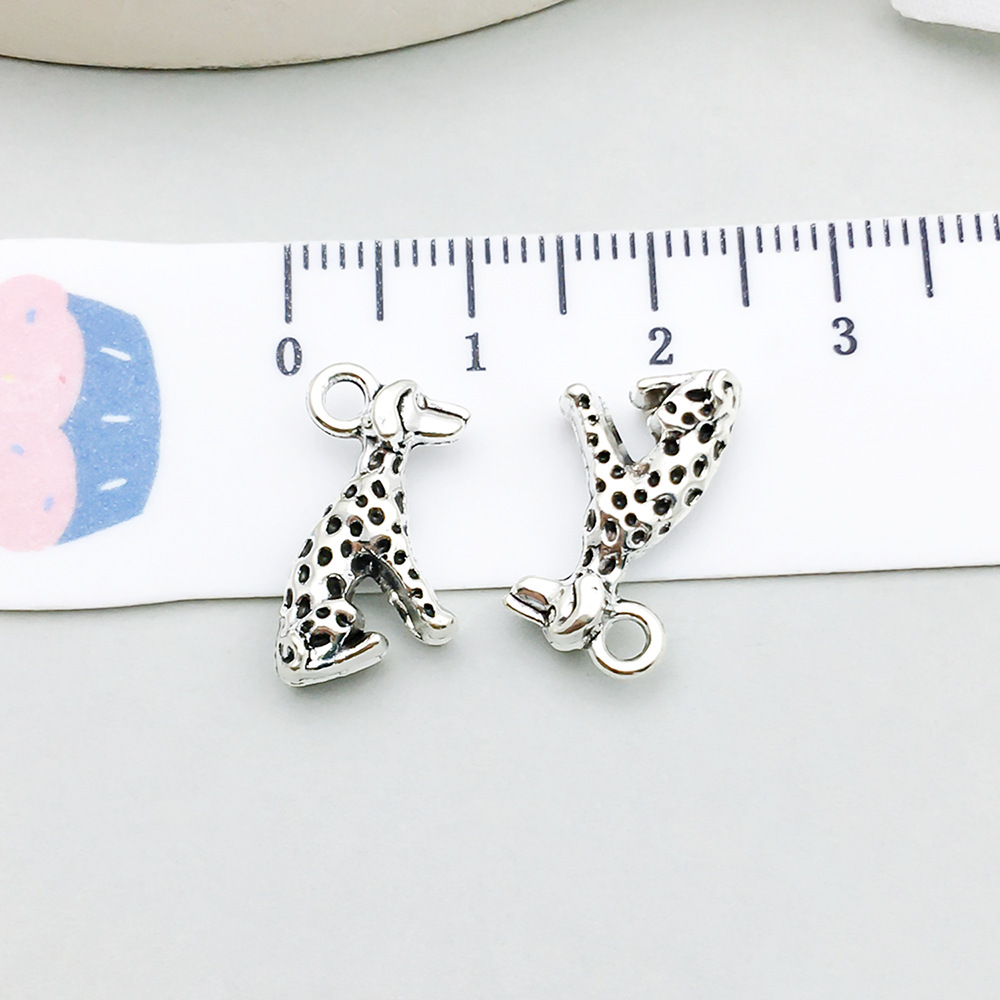 2:1 ancient silver puppy 13*17mm-1.2g-3344