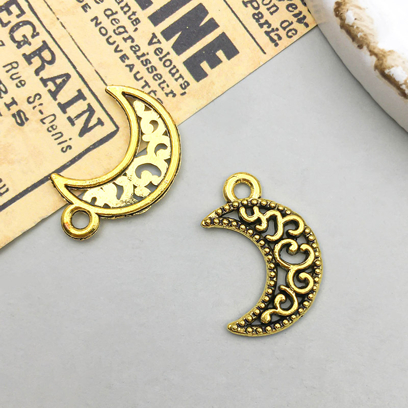 9:1 ancient gold moon 11*17mm-0.9g-13560